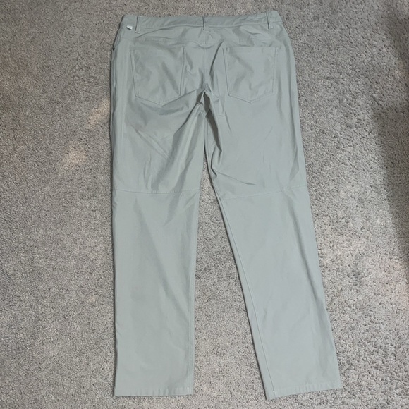 Lululemon ABC Pant Classic 32" Warpstream Straight Leg Pants Tofino Sand 34 - Picture 7 of 12